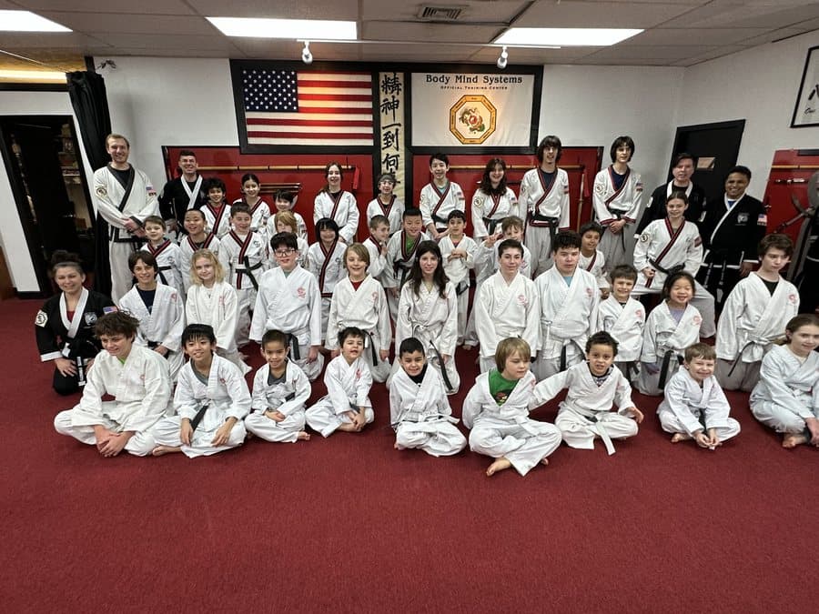 Group photo of the children's class